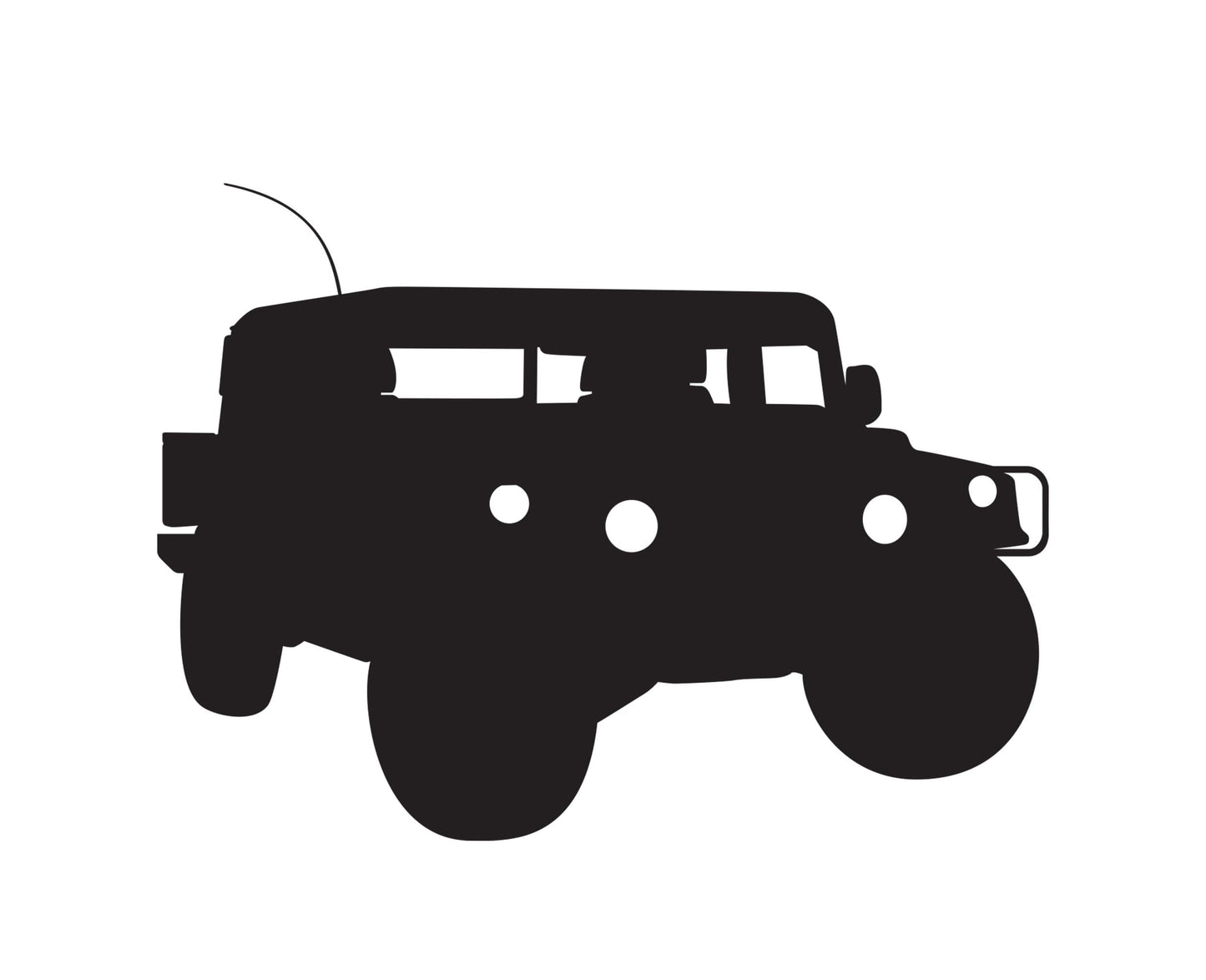 Military Hummer Wall Decal Sticker. Humvee Wall Decal. #215