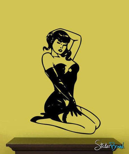 Vinyl Wall Decal Sticker Sexy Pinup Girl Model #226