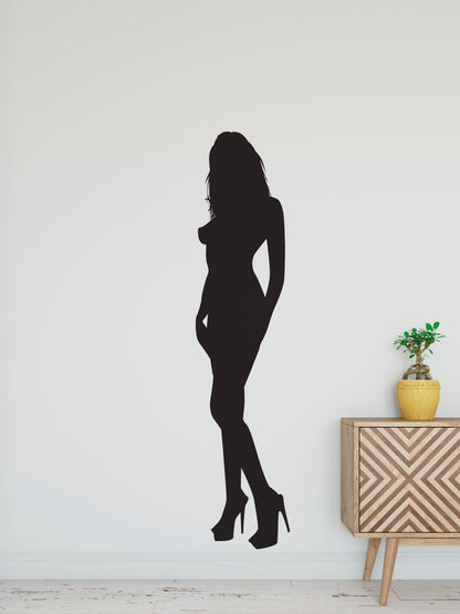 Sexy Girl Model Posing Vinyl Wall Decal Sticker. #258