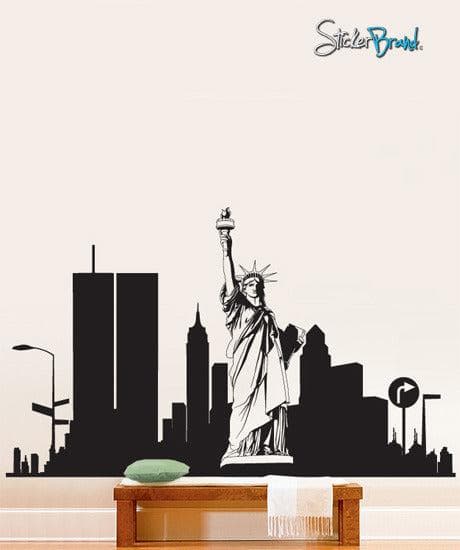 New York City Statue Liberty Vinyl Wall Decal Sticker. #283