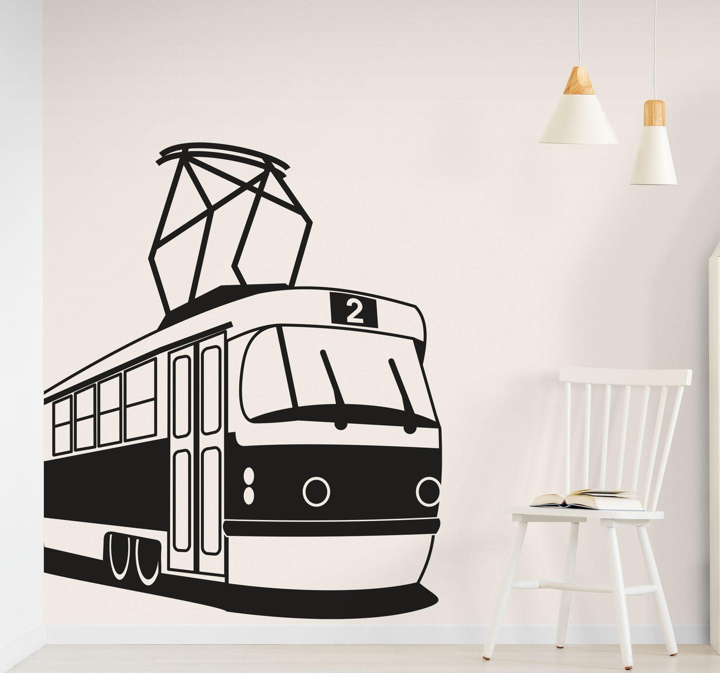 Subway Cable Train Car Wall Decal Sticker. #290