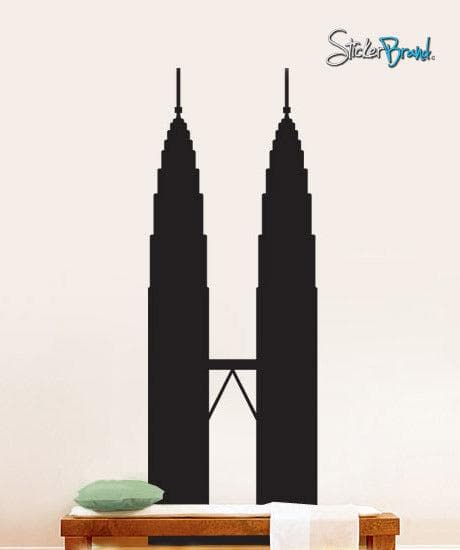 Vinyl Wall Decal Sticker Petronas Twin Tower #298