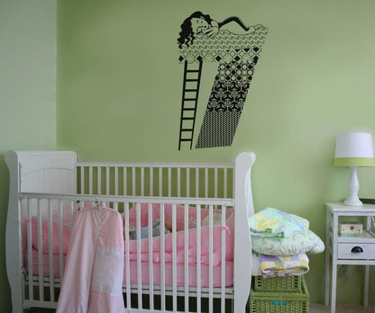 Vinyl Wall Decal Sticker Princess and the Pea Number Seven #OS_DC252