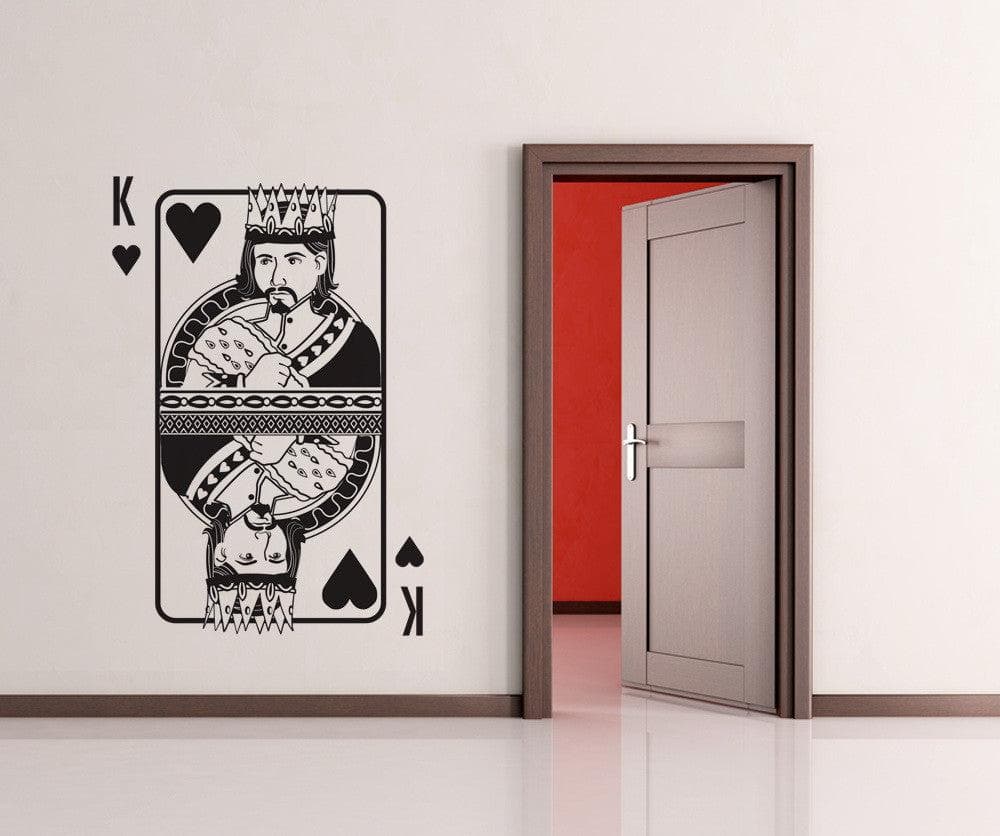 Vinyl Wall Decal Sticker King of Hearts #OS_DC368