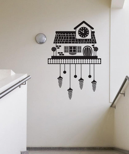 Vinyl Wall Decal Sticker Cuckoo Clock 2 #OS_DC188