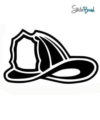 Vinyl Wall Decal Sticker Firefighter Helmet #314