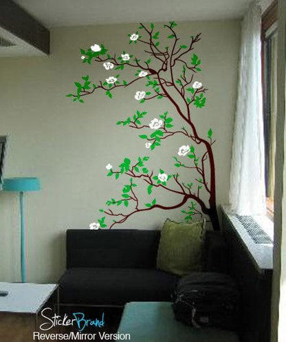 Tree with Blossom Leaves Wall Decal. #318