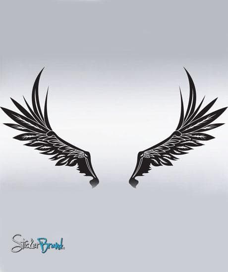 Angel Wings Background Wall Decal. #324