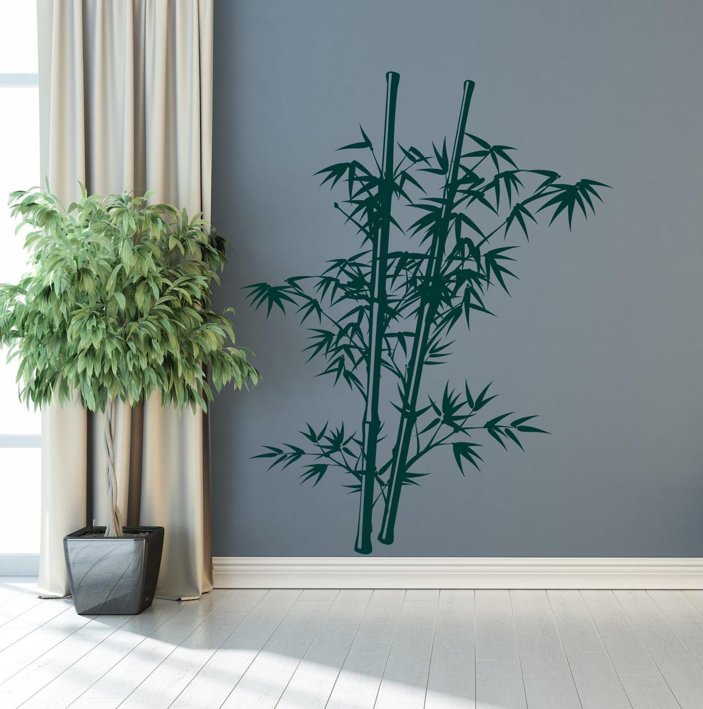 Chinese Bamboo Wall Decal Tree. #332