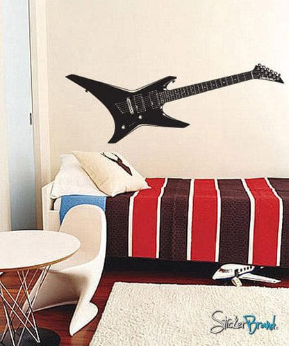 Vinyl Wall Decal Sticker Electric Guitar Instrument #347