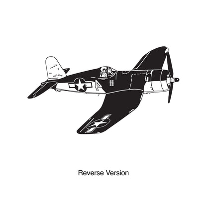 World War II Fighter Airplane Vinyl Wall Decal Sticker. #350