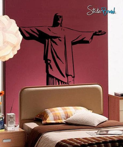 Vinyl Wall Decal Sticker Cristo Redentor Jesus Statue #353