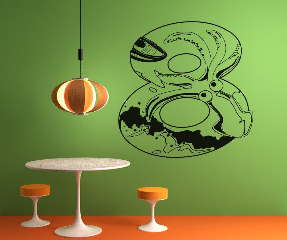 Vinyl Wall Decal Sticker 20,000 Leagues Under the Sea Number Eight #OS_DC254