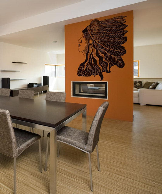 Vinyl Wall Decal Sticker Native American #OS_DC289