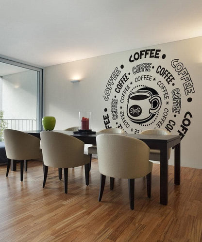 Breakfast Coffee Shop Themed Vinyl Wall Decal Sticker. #OS_DC180