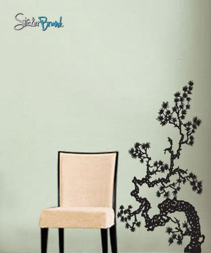 Vinyl Wall Decal Sticker Japanese Asian Flower #407