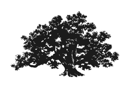 Big Oak Tree Vinyl Wall Decal Sticker. #410