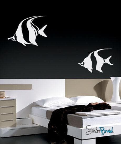 Vinyl Wall Decal Sticker Tropical Fishes #418