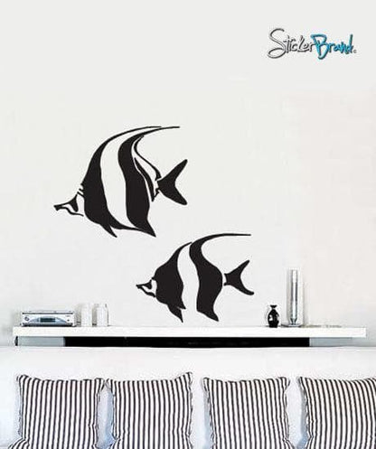 Vinyl Wall Decal Sticker Tropical Fishes #418
