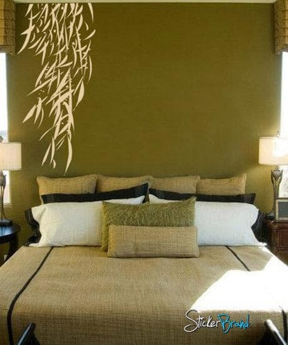 Vinyl Wall Decal Sticker Hanging Bamboo Leaves #427
