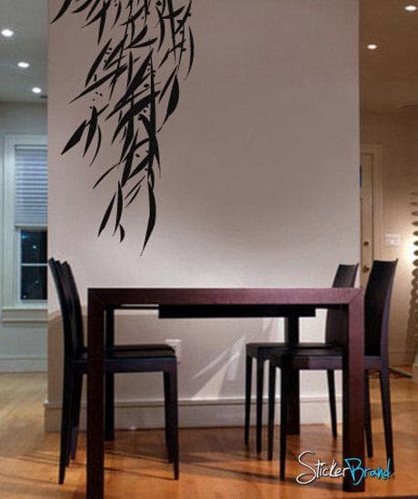 Vinyl Wall Decal Sticker Hanging Bamboo Leaves #427