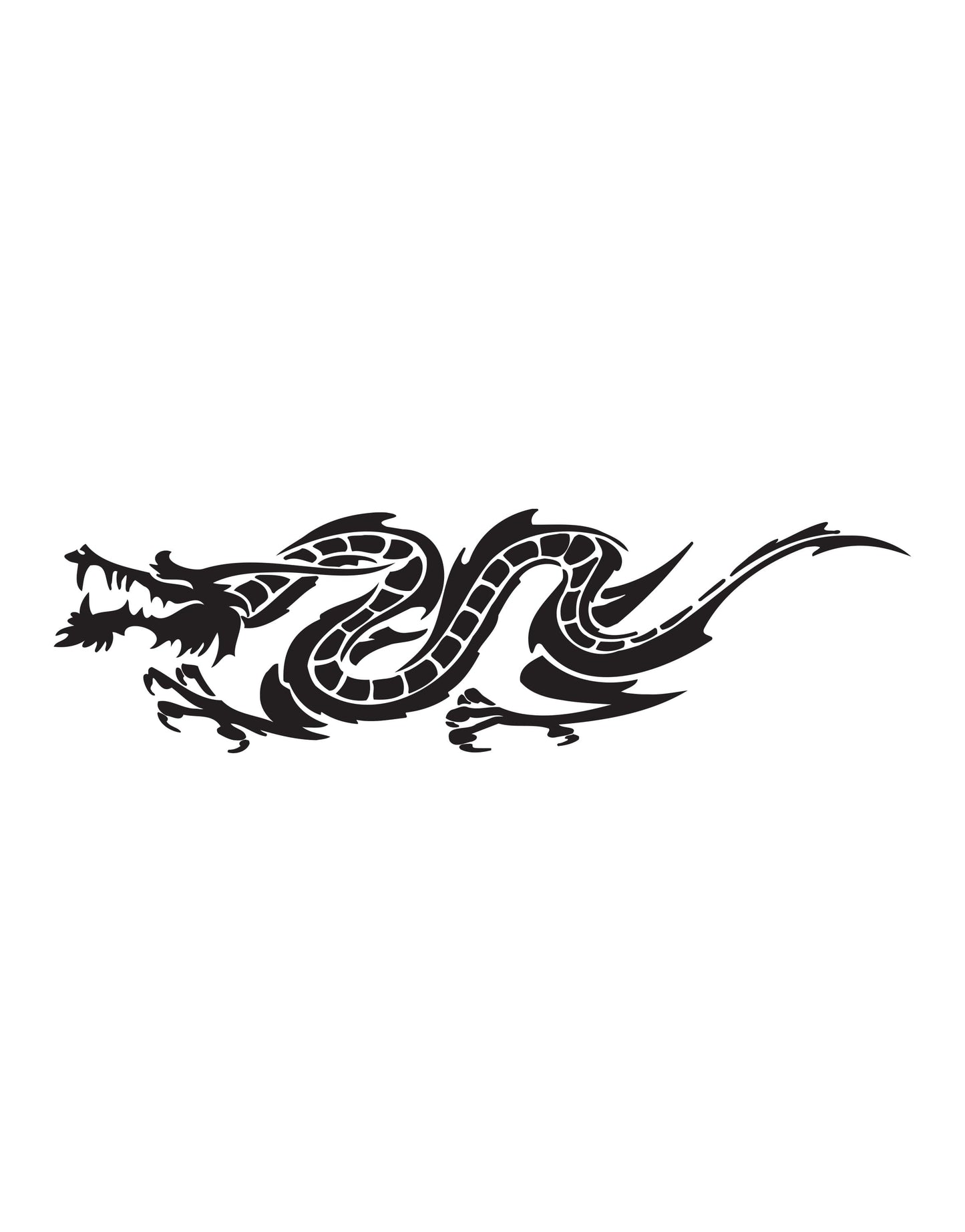 Chinese Dragon Vinyl Wall Decal Sticker. #486