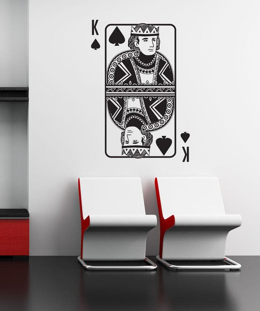 Vinyl Wall Decal Sticker King of Spades #OS_DC372