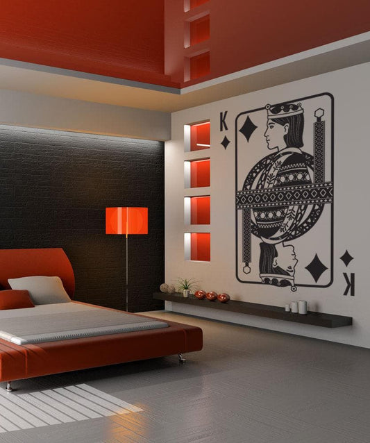 Vinyl Wall Decal Sticker King of Diamonds #OS_DC370