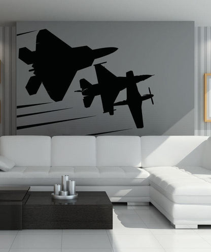 Vinyl Wall Decal Sticker Flying Planes #5015