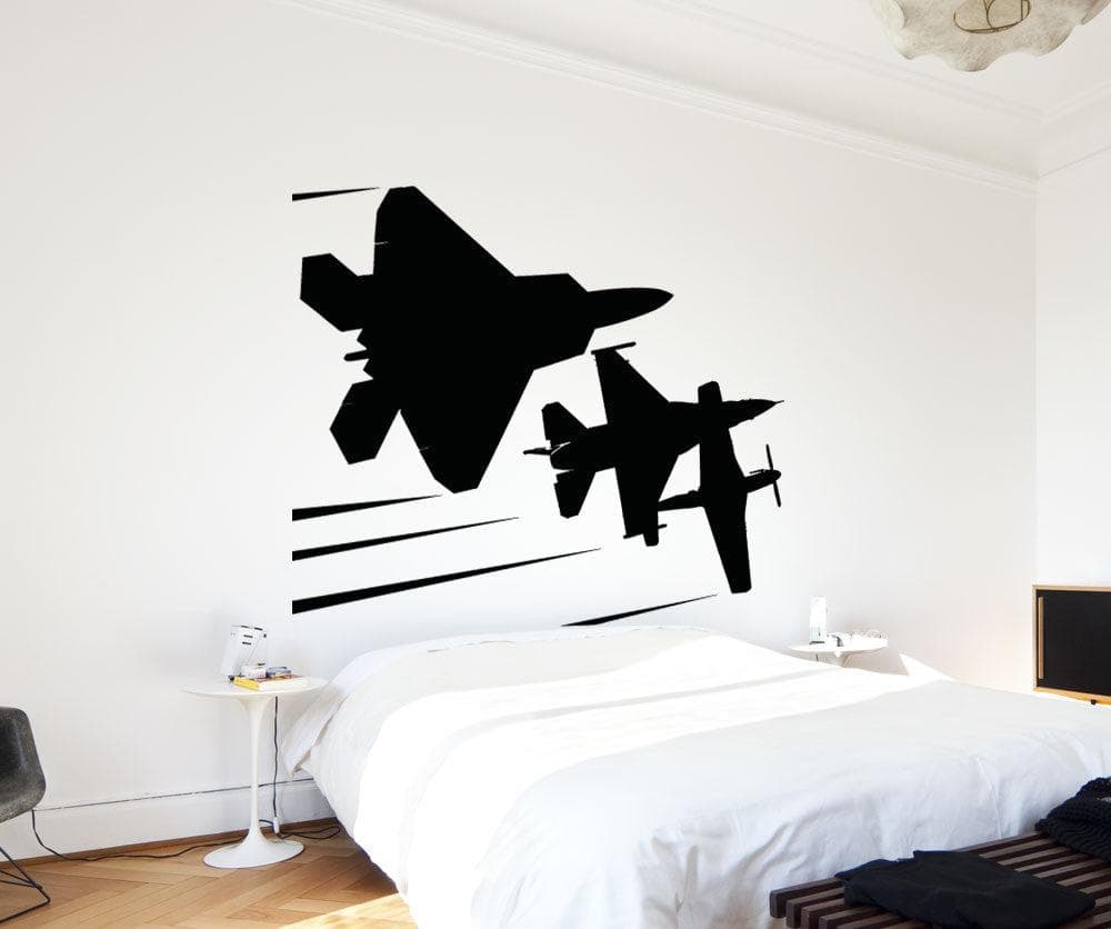Vinyl Wall Decal Sticker Flying Planes #5015