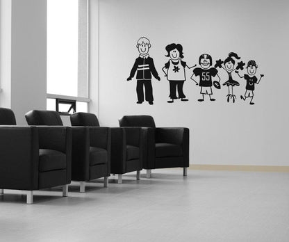 Vinyl Wall Decal Sticker Family #5025