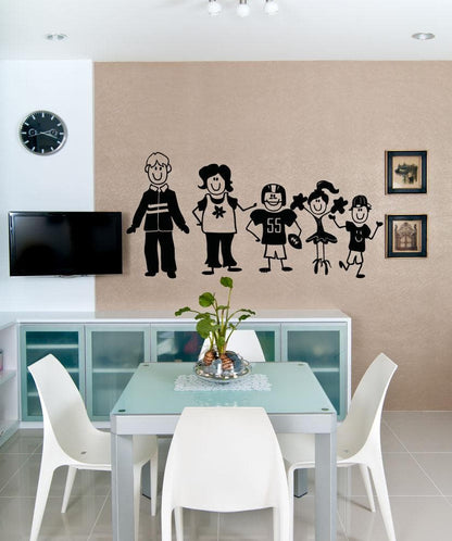 Vinyl Wall Decal Sticker Family #5025