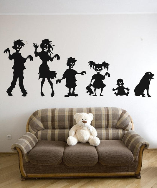 Vinyl Wall Decal Sticker Ghoul Family #5031