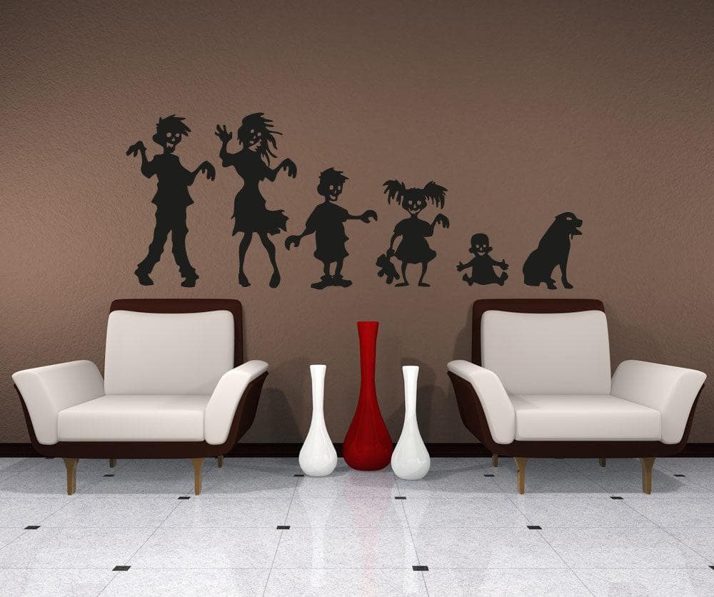 Vinyl Wall Decal Sticker Ghoul Family #5031