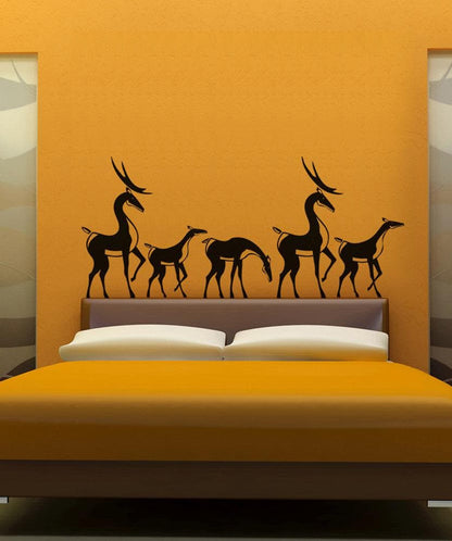 Vinyl Wall Decal Sticker Deer Herd Design #5044