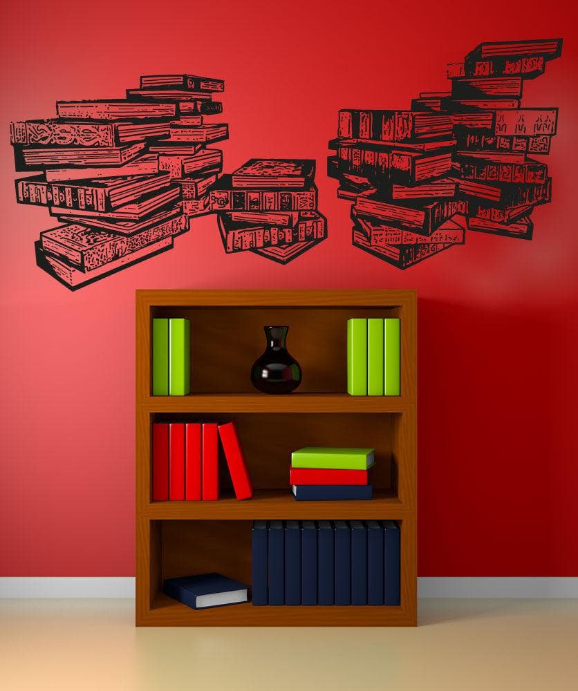 Vinyl Wall Decal Sticker Library Books #5061