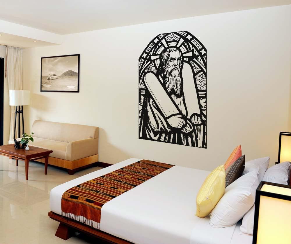 Vinyl Wall Decal Sticker Moses #5126