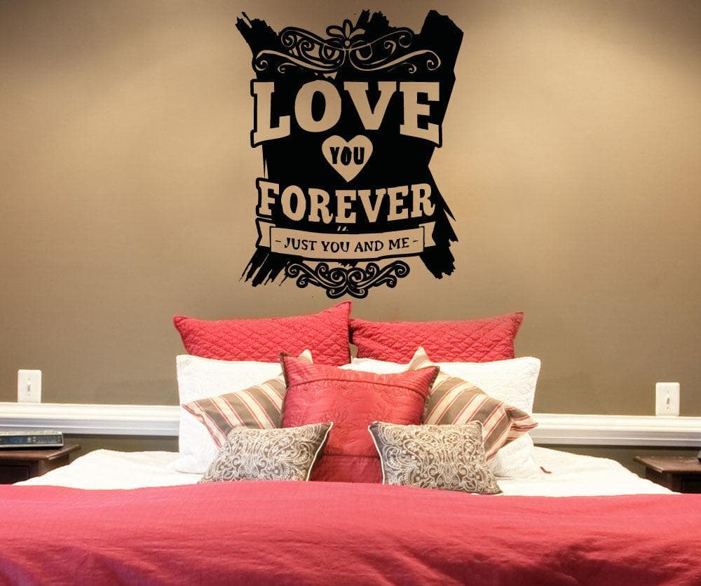 Vinyl Wall Decal Sticker Love You Forever #5142