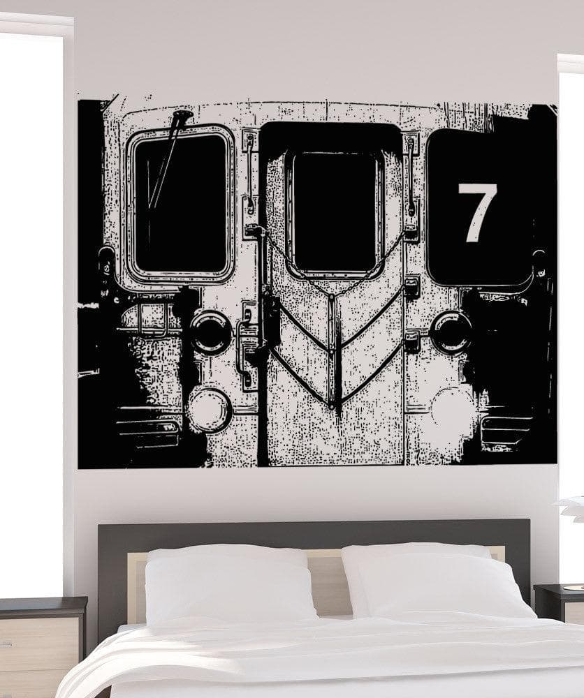 Vinyl Wall Decal Sticker Front of 7 Train #5210