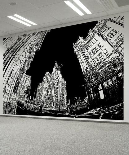 Vinyl Wall Decal Sticker NYC Buildings Design #5227
