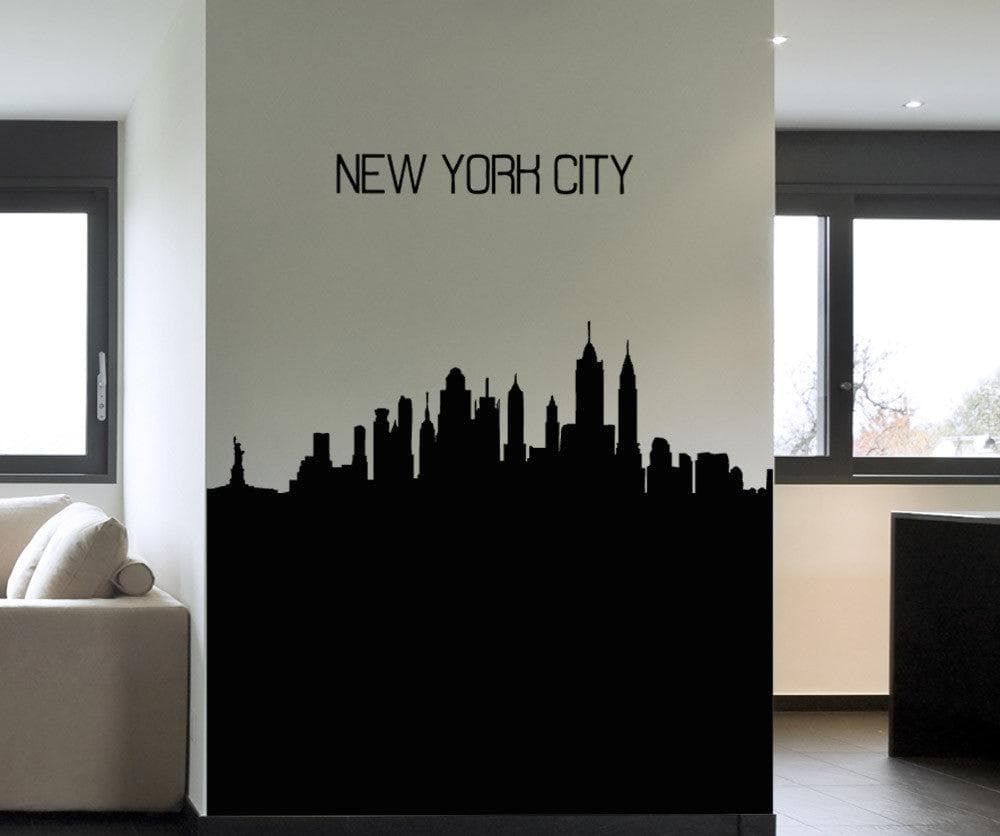Vinyl Wall Decal Sticker NYC Buildings Silhouette #5240