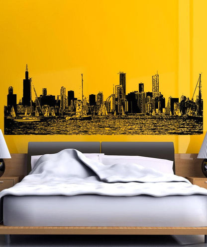 Vinyl Wall Decal Sticker Chicago Yachting #5249