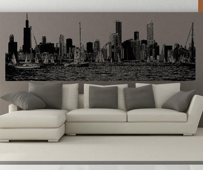 Vinyl Wall Decal Sticker Chicago Yachting #5249