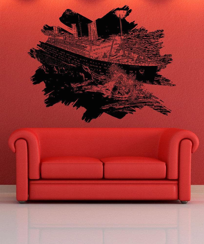 Vinyl Wall Decal Sticker Titanic Chaos #5285