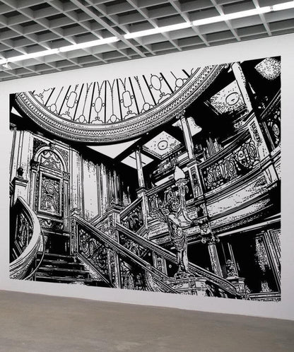 Titanic's Grand Staircase Wall Decal. #5286