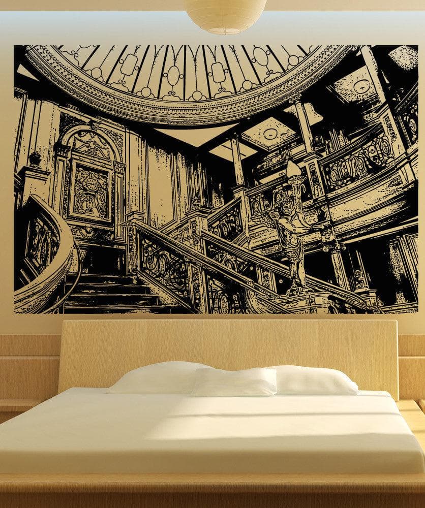 Titanic's Grand Staircase Wall Decal. #5286