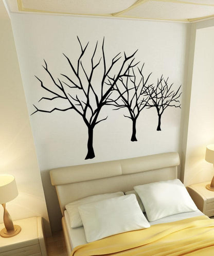 Vinyl Wall Decal Sticker Bare Trees Lineup #5307