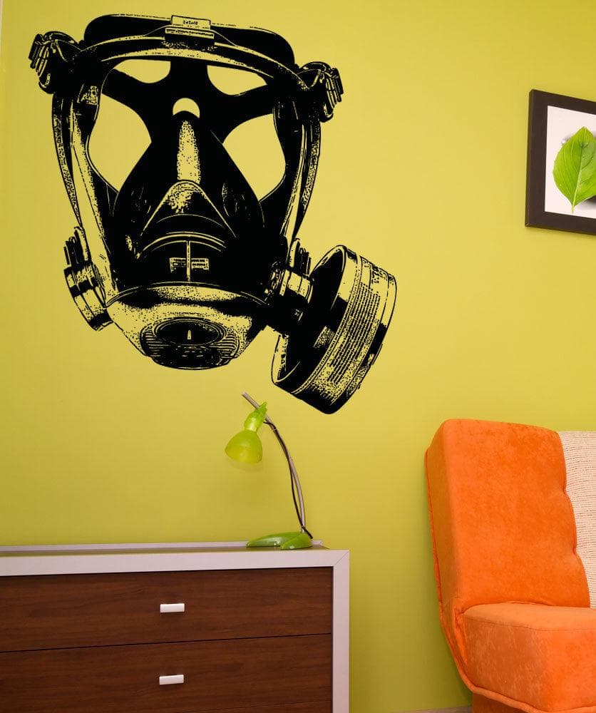 Vinyl Wall Decal Sticker Big Gas Mask #5335 – StickerBrand