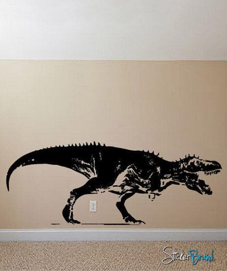 Vinyl Wall Decal Sticker T-rex Attack #536