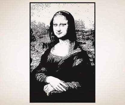 Vinyl Wall Decal Sticker Mona Lisa #5403